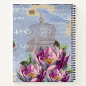 Carnet Victorian Love Thoughts Dreams Butterfly Bird Cage (Dos)