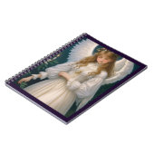 Carnet Victorian Vintage Retro Christmas Angel (Côté gauche)