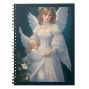 Carnet Victorian Vintage Retro Christmas Angel