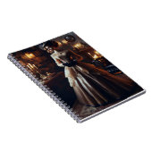 Carnet Victorienne Vintage mystérieuse Élégante femme (Côté Droit)