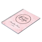 Carnet Vidéo de sirène rose pâle Réunion de logo de l'ent (Côté gauche)
