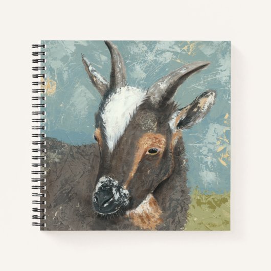 Carnet Vie agricole - Chèvre gris (Devant)