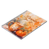 Carnet Vie citrouille épice (Côté gauche)