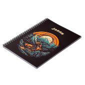 Carnet Vie cyclable, personnalisable rétro (Côté gauche)