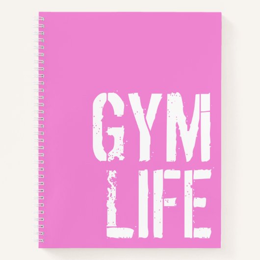 Carnet Vie de gym - (Devant)