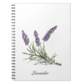 Carnet Vie de plantes : Lavande, personnalisable (Devant)