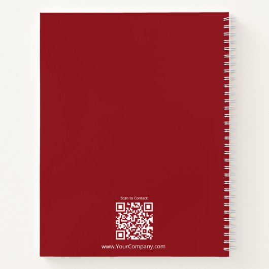 Carnet Vie Entraîneur Bureau professionnel (Dos)