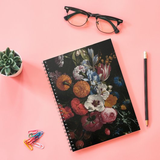 Carnet Vie morte avec Bouquet de fleurs | Johan Johnsen