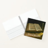 Carnet Vie morte avec la Bible par Vincent Van Gogh Journ (Intérieur)