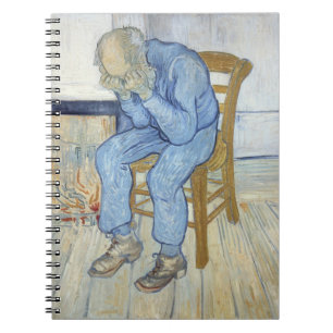 Carnet Vieil homme de Vincent van Gogh   dans la peine
