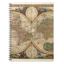 Vieille carte rare et historique antique du monde