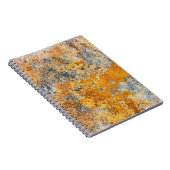 Carnet Vieille texture rouille, grunge arrière - plan mét (Côté Droit)