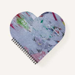 Carnet Vieilles affiches hiver look blanc vert gris rouge