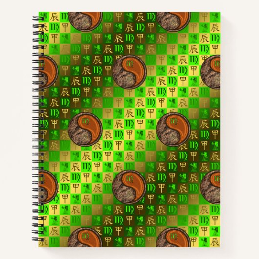 Carnet Vierge & Dragon de Bois (Devant)
