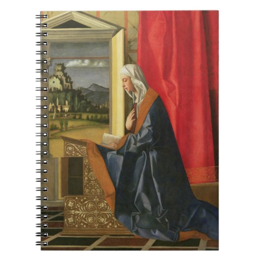 Carnet Vierge Marie, du diptyque d'annonce (huile dessus (Devant)