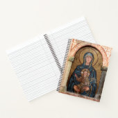 Carnet Vierge Marie et mosaïque Jésus (Intérieur)