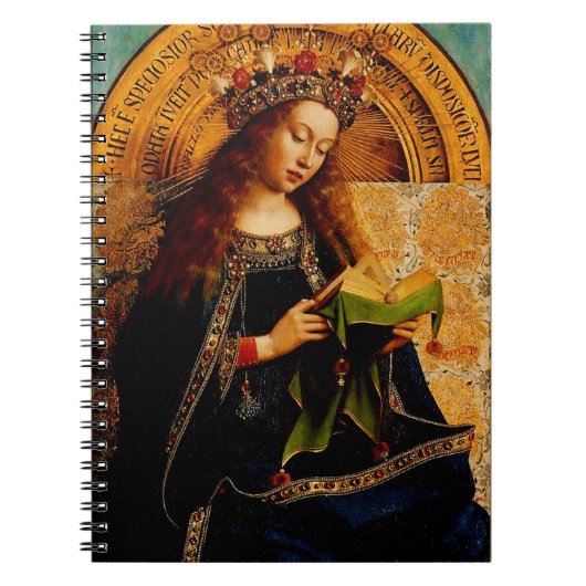 Carnet Vierge Marie par Jan van Eyck (Devant)