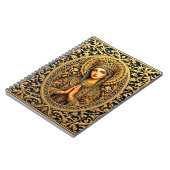 Carnet Vierge Marie Révérence Dorée (Côté gauche)