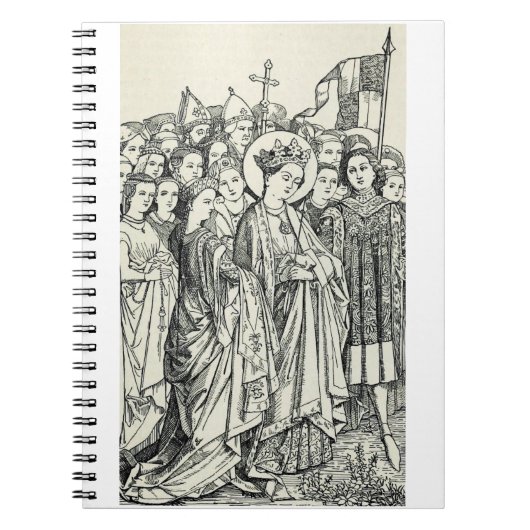 Carnet Vierge Saint Ursula et martyr (Devant)
