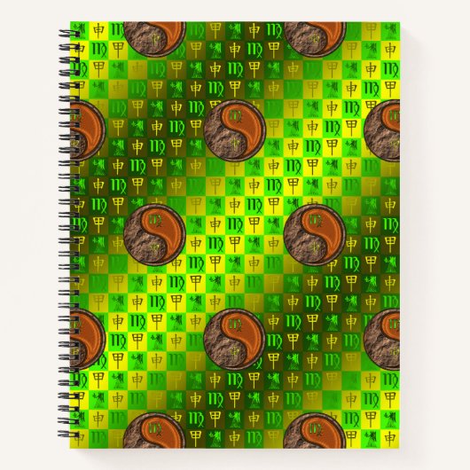 Carnet Vierge & Singe de Bois (Devant)