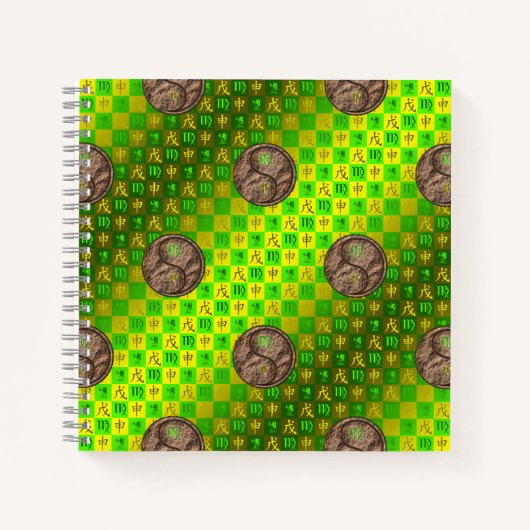 Carnet Vierge & Singe de Terre (Devant)