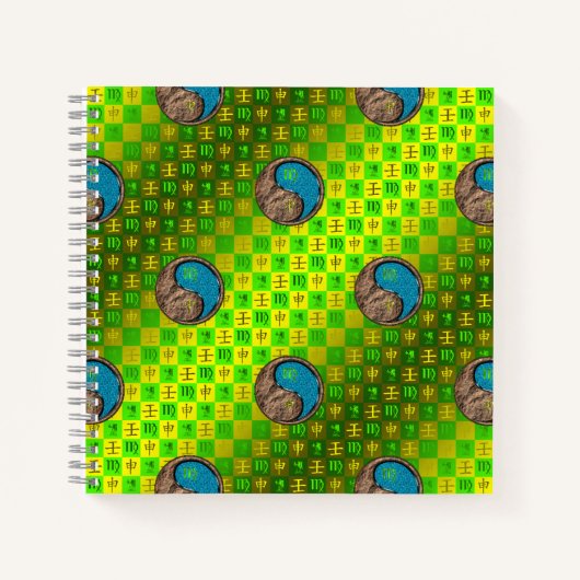 Carnet Vierge & Singe d'eau (Devant)