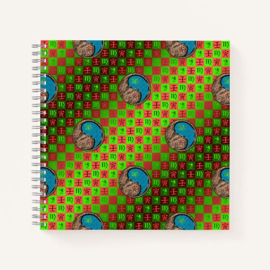 Carnet Vierge & Tigre d'eau (Devant)