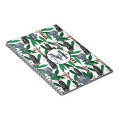 Carnet Vierge Zebra Elephant Giraffe Safari Animals (Côté Droit)