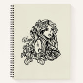 Carnet Vierge Zodiaque Doré (Devant)