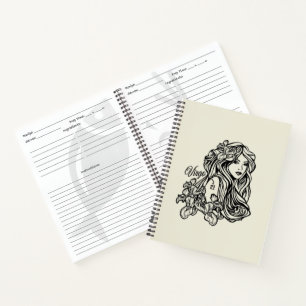 Carnet Vierge Zodiaque Doré