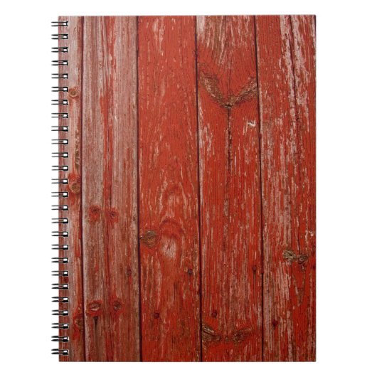 Carnet Vieux bois rouge (Devant)