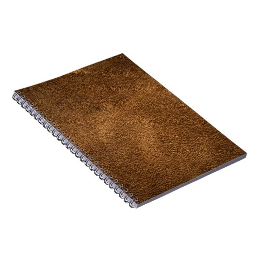 Carnet Vieux cuir Brown : Arrière - plan texturé (Côté Droit)