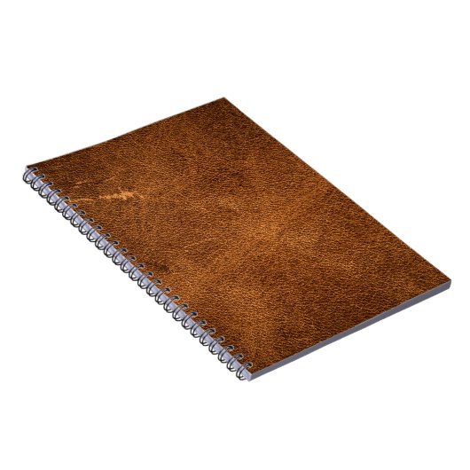 Carnet Vieux cuir marron (Côté Droit)