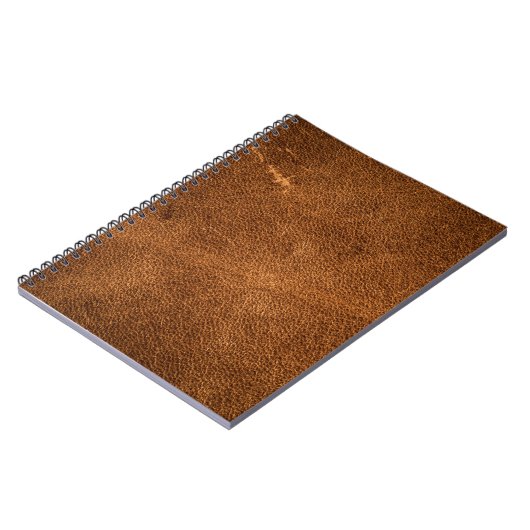 Carnet Vieux cuir marron (Côté gauche)