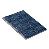 Carnet Vieux denim déchiré : texture de jeans. (Côté Droit)