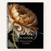 Carnet Vieux Monde Peint Fleur Wedding planner (Devant)