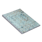 Carnet Vieux mur de brique blanche sale arrière-plan abst (Côté Droit)