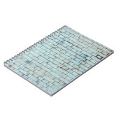 Carnet Vieux mur de brique blanche sale arrière-plan abst (Côté gauche)