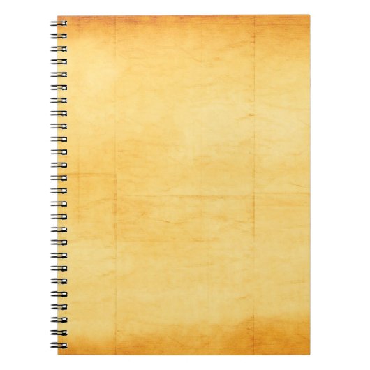 Carnet Vieux papier jaune texture de papier (Devant)
