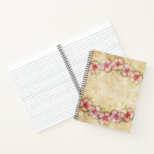 Carnet Vieux papier peint floral (Intérieur)