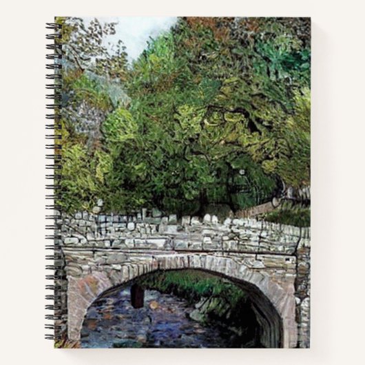 CARNET VIEUX PONT SUR LA RIVIÈRE (Devant)
