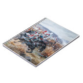 Carnet Vieux tableau de bataille napoléonien Leipzig (Côté gauche)