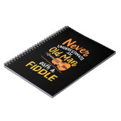 Carnet Vieux violoniste (Côté gauche)