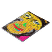 Carnet Vieux Visage Vélo Sage, Graffiti Art (Côté gauche)