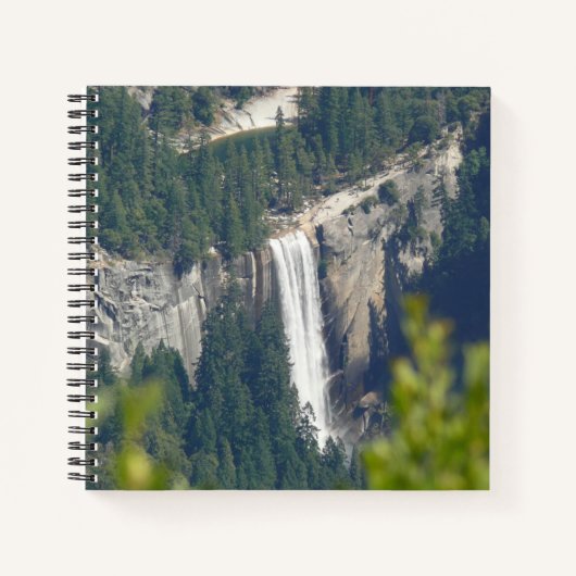 Carnet View of Vernal Falls from Glacier Point (Devant)