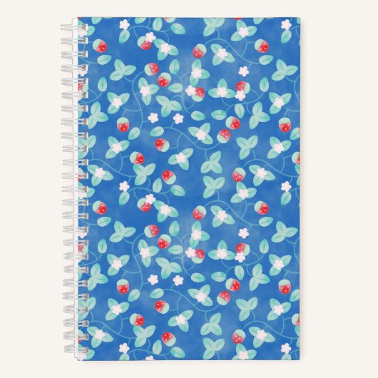 Carnet Vigne de fraise bleue (Recto)