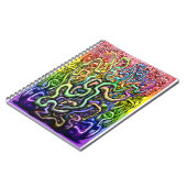 Carnet Vignes arc-en-ciel torsadées (Côté gauche)