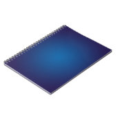 Carnet Vignette Bleue Profonde Grainée Cool (Côté gauche)