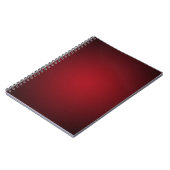 Carnet Vignette Rouge-Noir Grainy (Côté gauche)