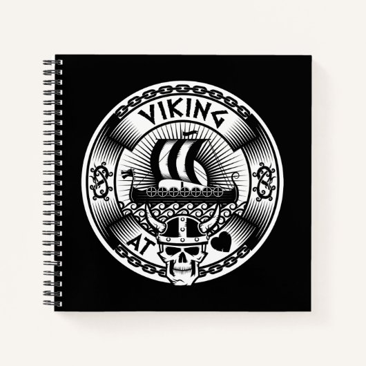 Carnet Viking au coeur (Devant)